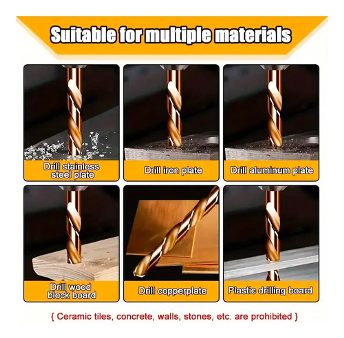 Juego De Brocas De Acero 50 Pcs 3