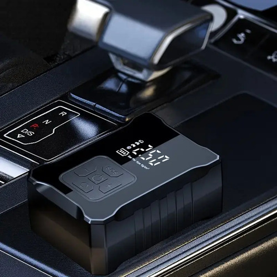 Bomba Inflable Inalámbrica Portátil Auto Moto Pantalla Digit 10