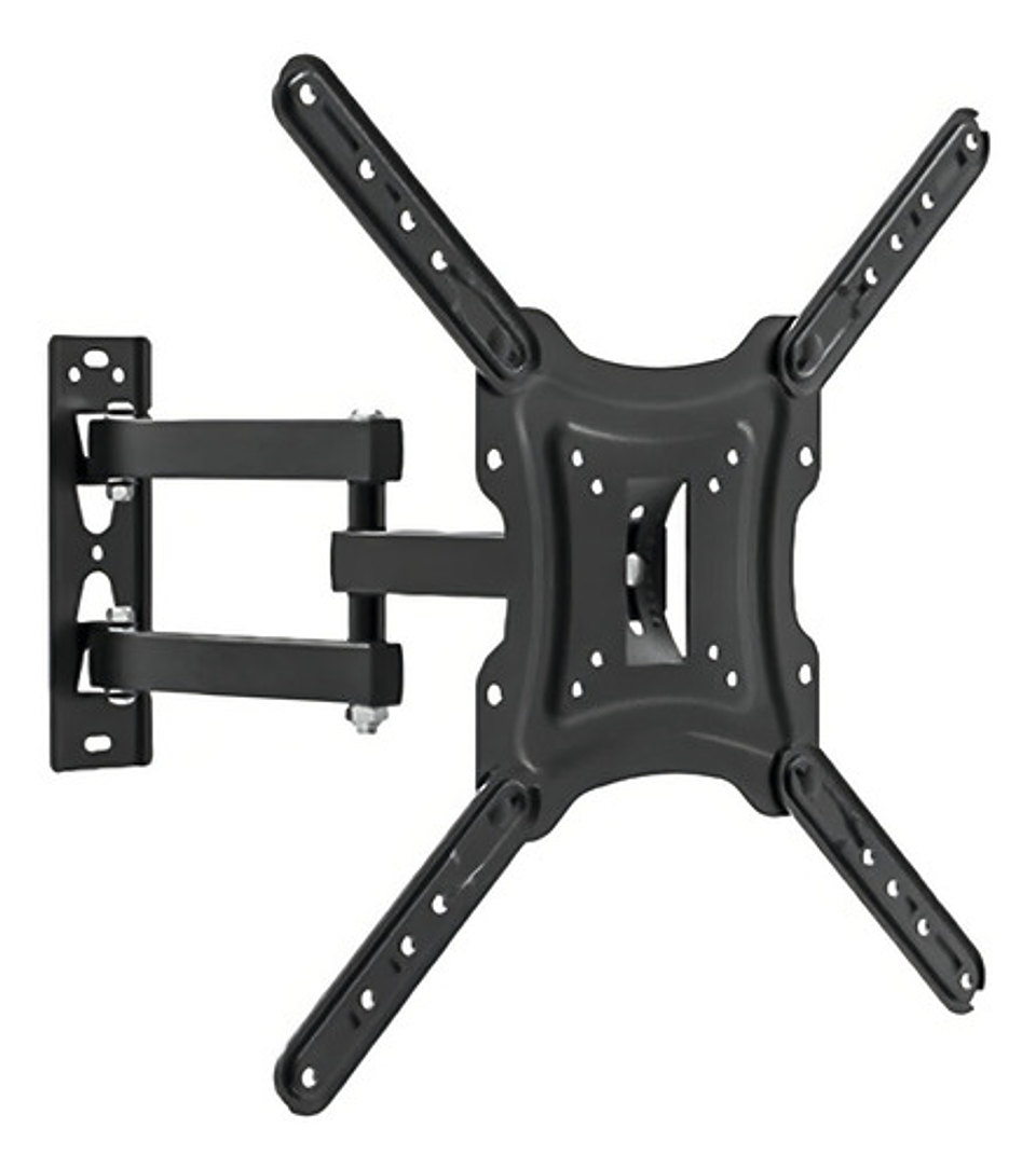 Soporte Para Tv Brazo 14 A 55 Pulgadas Pared Con Tornillos D Color Negro F-3 P-1 8