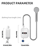 Calentador De Agua Eléctrico + Ducha Sin Tanque Instantanea - Miniatura 4