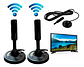 Pack X 2 Antena Hd Tv Digital Abierta Tvd Coaxial Con Iman - Miniatura 1
