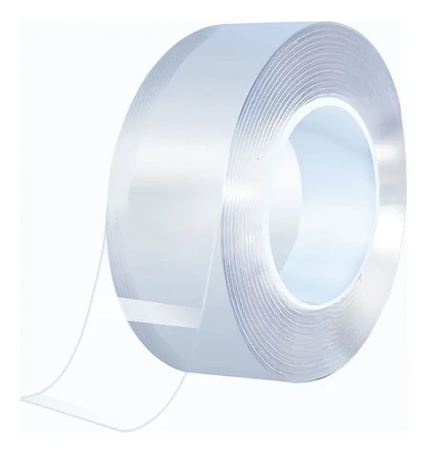 Cinta Doble Contacto Faz Transparente 3 Metros Ivy Grip Tape Color Blanco Liso