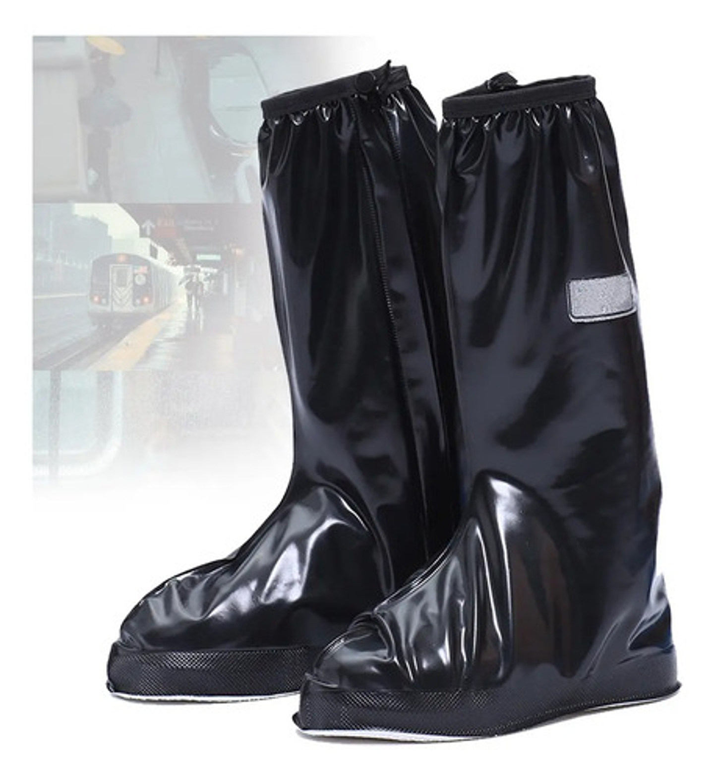 Cubre Zapatos Botas Impermeables  Para Lluvian 3