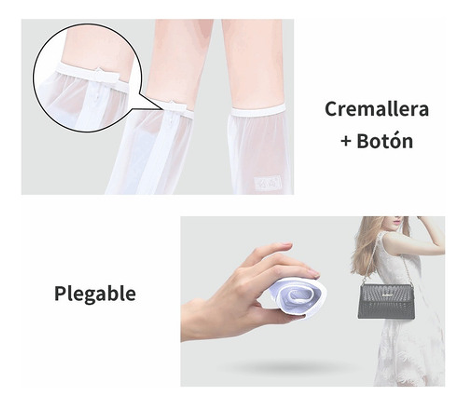 Cubre Zapatos Botas Impermeables  Para Lluvian 6