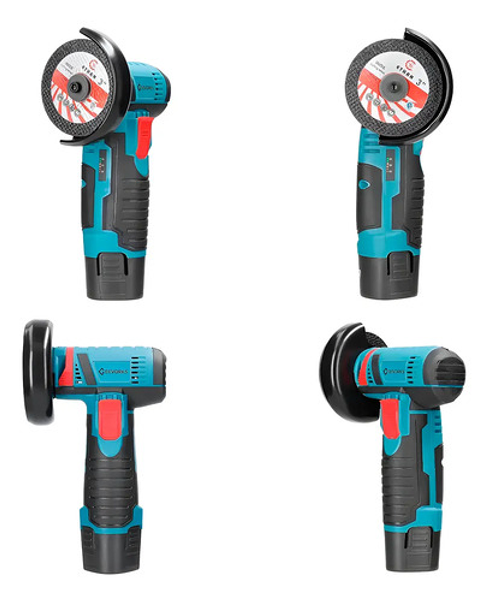 Máquina Cortadora Y Pulidora 12v + 2 Amoladoras Angulares  1