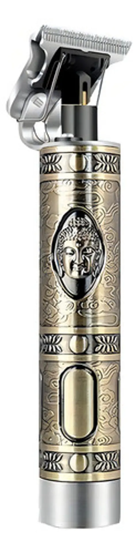 Cortadora De Cabello Profesional Cuchilla Ajustable En T Dorado