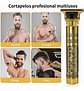 Cortadora De Cabello Profesional Cuchilla Ajustable En T Dorado - Miniatura 9