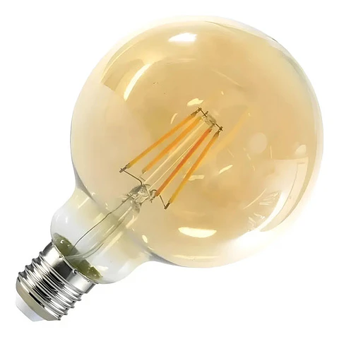 Ampolletas Led Vintage E27 Filamento Globo 6w