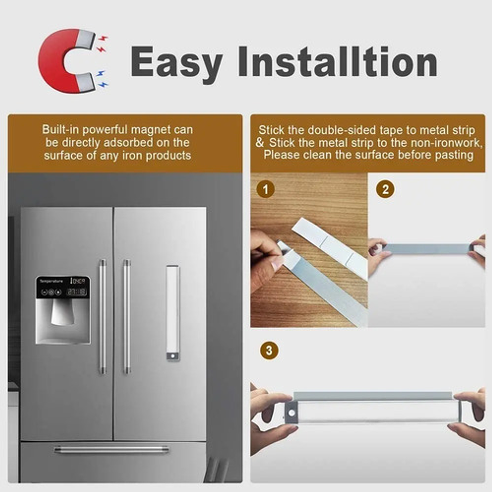 Luz Nocturna Multifuncional Led Usb Con Sensor De Movimiento 8