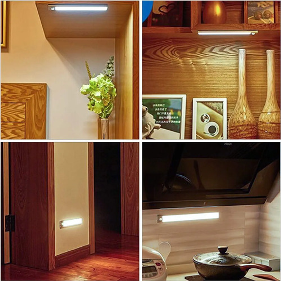 Luz Nocturna Multifuncional Led Usb Con Sensor De Movimiento 9