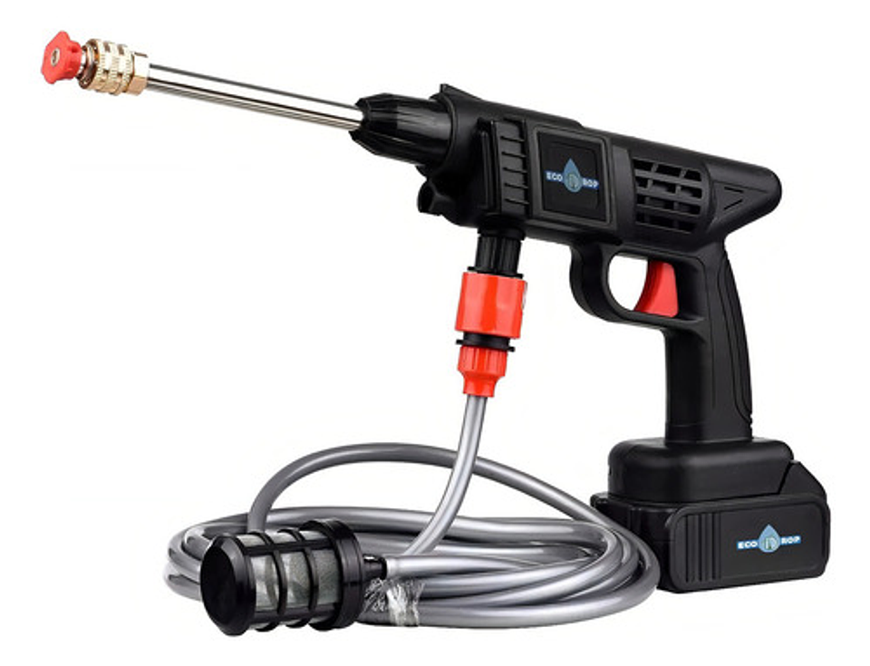 Hidrolavadora Inalámbrica 48v Alta Presión Para Autos Y Hogar Negro 1