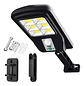 Pack 2 Foco Solar Led Poste Exterior Sensor M Control Remoto Color De La Carcasa Negro Color De La Luz Blanco Frío - Miniatura 1