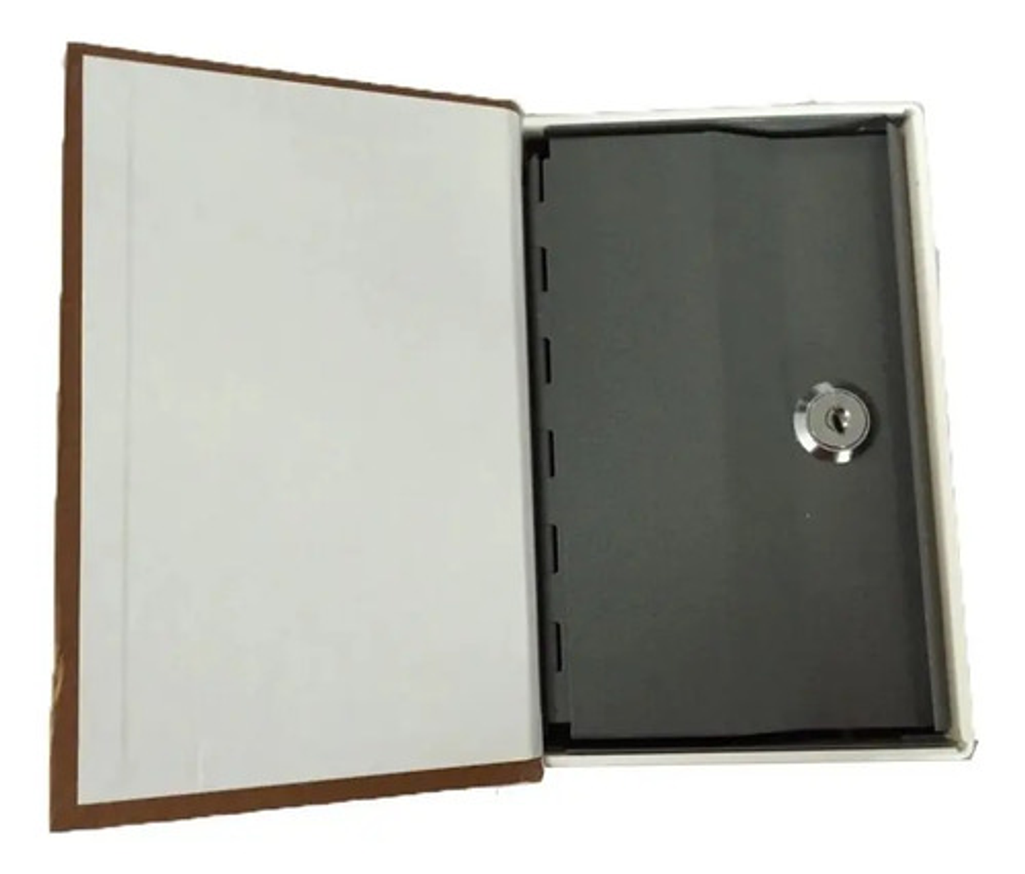 Caja Fuerte Libro Camuflado Oculto Grande Color Cafe 5