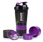 Shaker 3 En 1, Botella Mezclador Batidos Proteina 500ml Gym - Miniatura 9