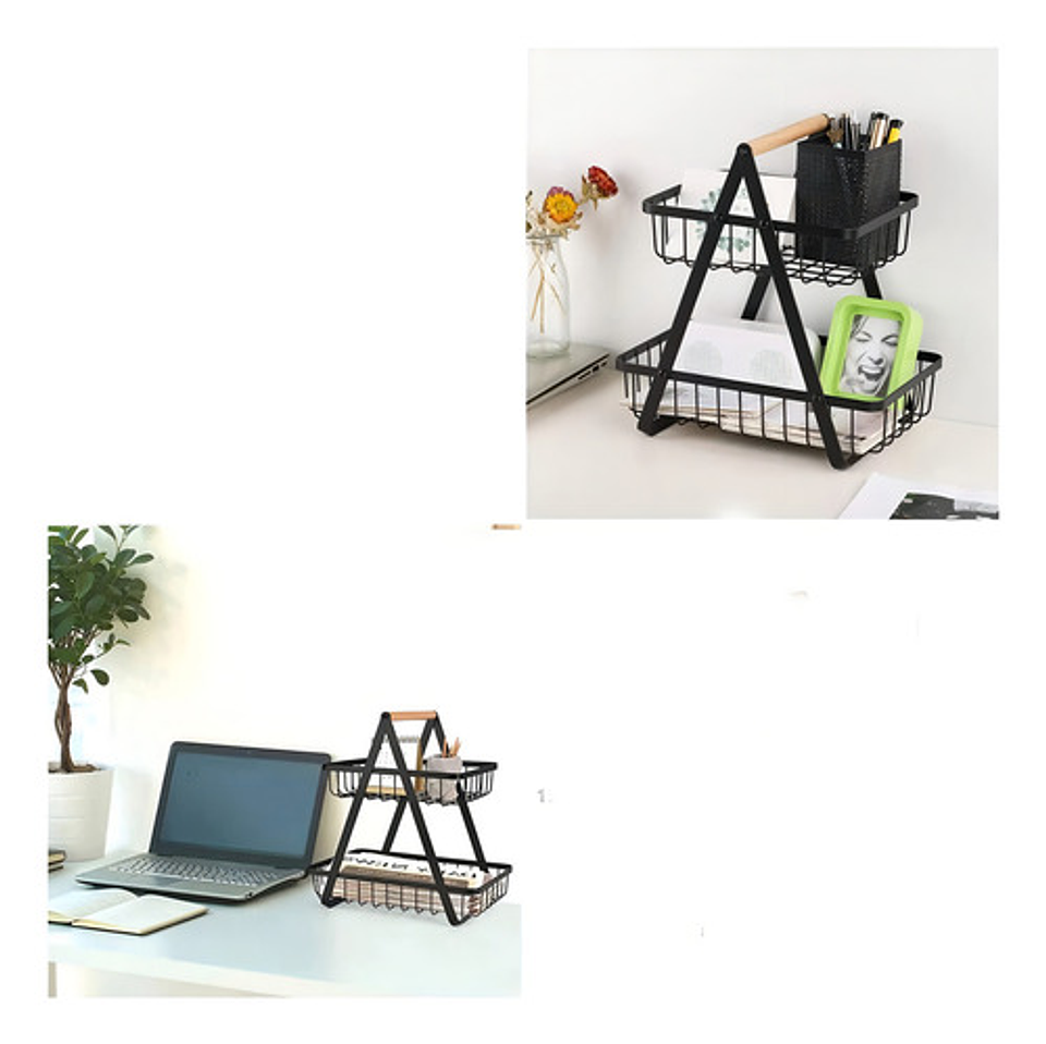 Frutero De Metal Con Reja, Organizador Para El Hogar 8