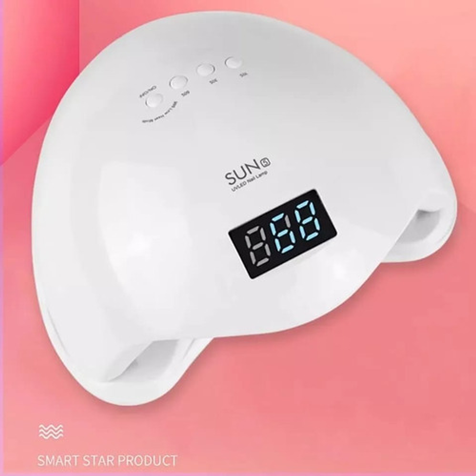 Secador De Uñas Led Profesional 48 Watts Led Uv Manicure D Color Blanco 9