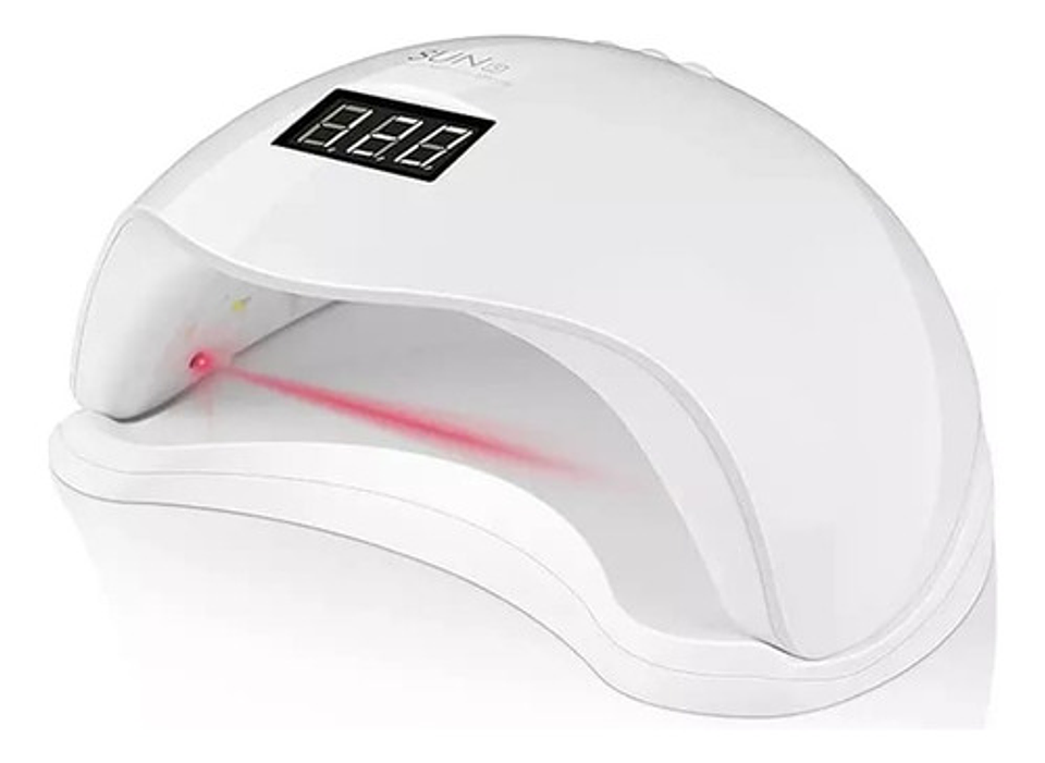 Secador De Uñas Led Profesional 48 Watts Led Uv Manicure D Color Blanco 10