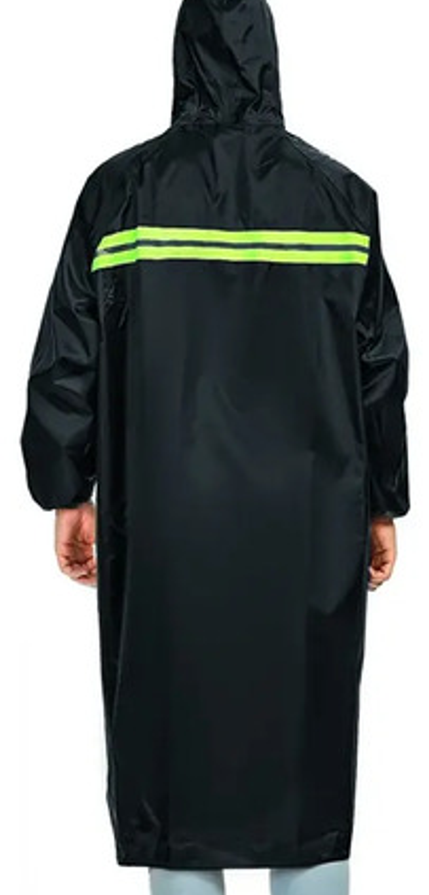 Poncho Lluvia Largo Capa Para Lluvia Con Cinta Reflectante 1