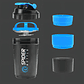 Vaso Proteina Botella Azul Shaker Para Batido Botella Gym 3 En 1 Botella Agua Shaker Vaso Shaker Proteinas Mezclador Botella Deportiva Para Batidos Vaso Shaker Qatarshop Proteinas - Miniatura 3