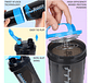 Vaso Proteina Botella Azul Shaker Para Batido Botella Gym 3 En 1 Botella Agua Shaker Vaso Shaker Proteinas Mezclador Botella Deportiva Para Batidos Vaso Shaker Qatarshop Proteinas - Miniatura 8