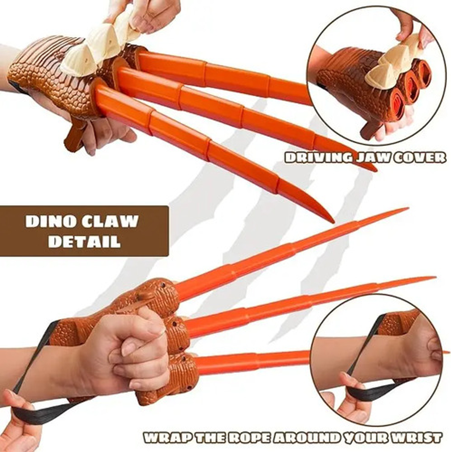 Juguete Garras Retráctil Realista Dinosaurio Para Niños 5