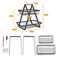 Organizador Hogar Rack Multiuso Frutero De Metal 2 Nivel Color Ab - Miniatura 12