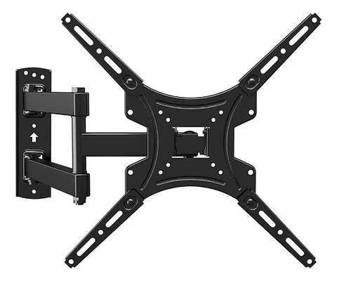 Soporte Tv Led Lcd Base Con Brazos 14-55 Pulgadas 50kg Color Negro