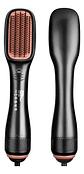 Cepillo Secador Alisador Cepillo Plancha Peine Secador 2en1 Negro - Miniatura 1