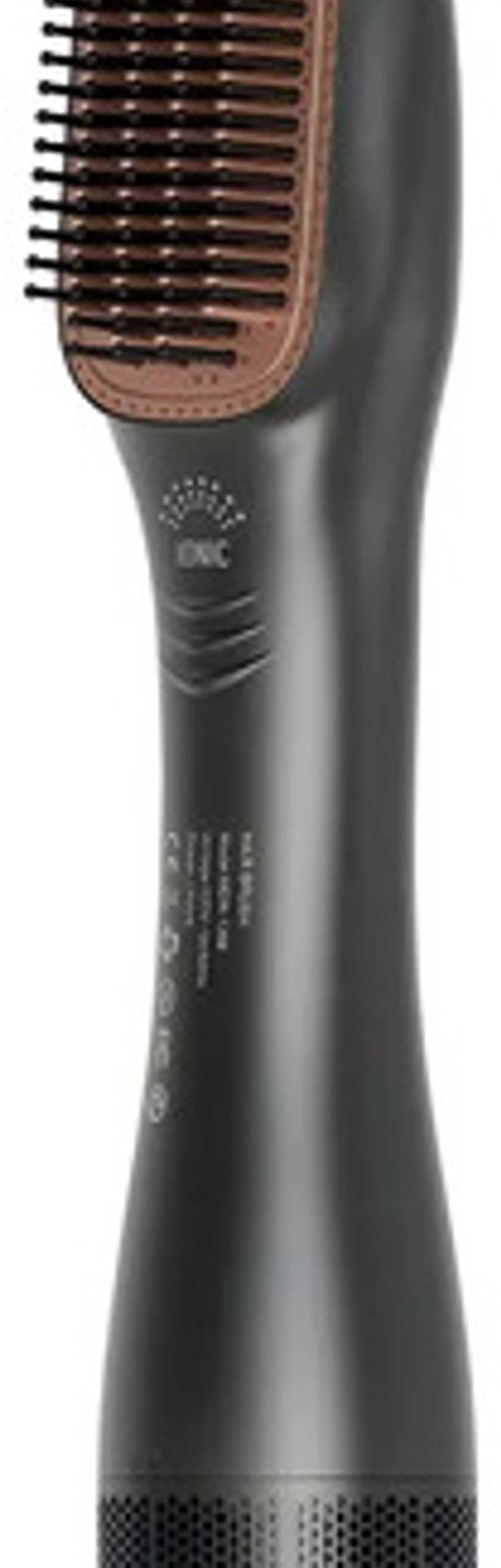 Cepillo Secador Alisador Cepillo Plancha Peine Secador 2en1 Negro 2