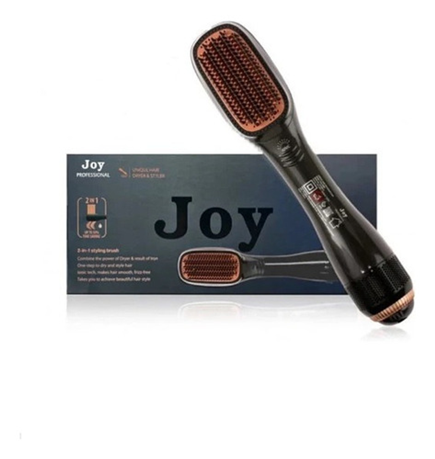 Cepillo Secador Alisador Cepillo Plancha Peine Secador 2en1 Negro 5