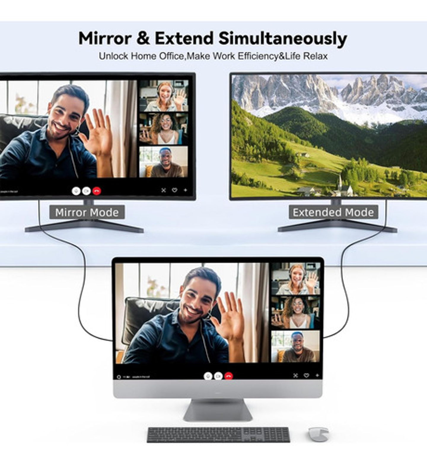 Adaptador Cable Usb Tipo C A Hdmi/ Usb-c A Hdmi 4k 6