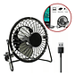 Ventilador Usb Sobremesa Ajustable Mini Fan Usb Silencioso - Miniatura 4