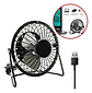 Ventilador Usb Sobremesa Ajustable Mini Fan Usb Silencioso - Miniatura 5