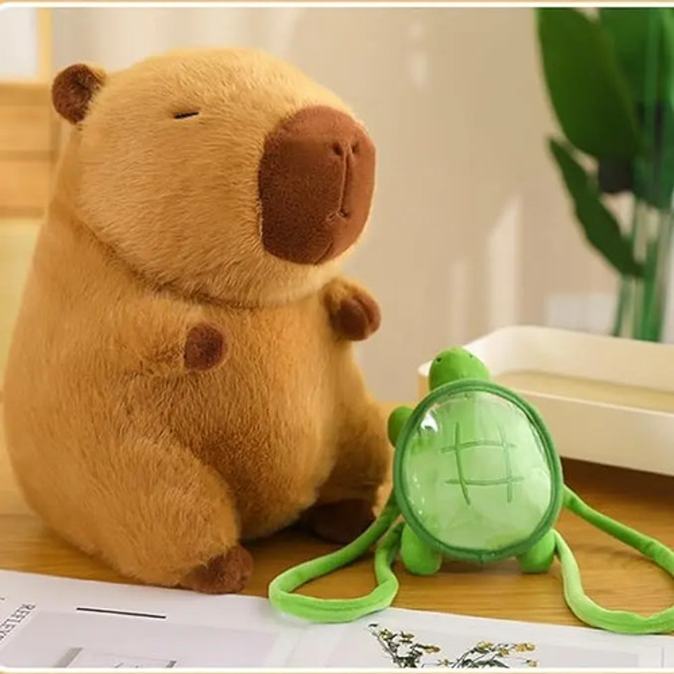 Juguete De Peluche De Capibara Navidad Cumpleaños Color Unit 9