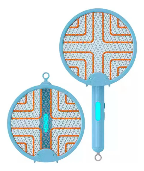 Raqueta Matamoscas Eléctrico Recargable 3en1 Mata Mosquito