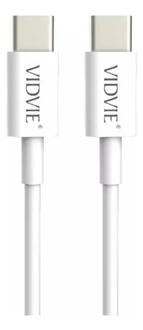 Cable Tipo C A Usb-c Carga Rápida 1.2m 20v/5a (pd 100w) Blanco