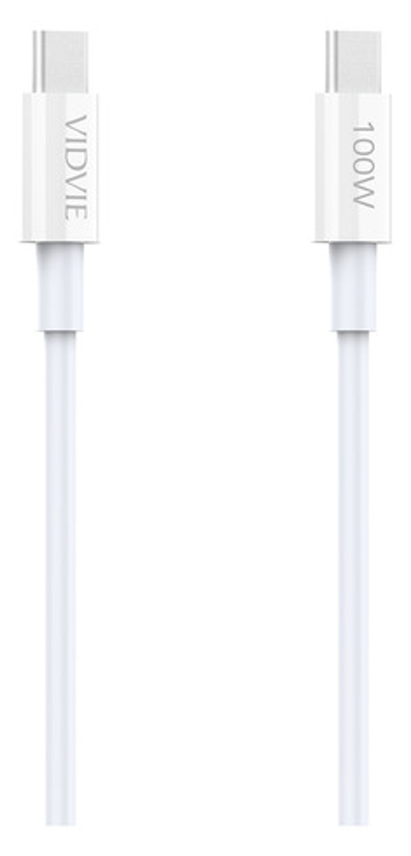 Cable Tipo C A Usb-c Carga Rápida 1.2m 20v/5a (pd 100w) Blanco 2