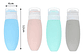 Pack 4 Botellas De Viaje De Silicona Frasco Dispensador Color Pastel - Miniatura 2