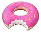Flotador Inflable Donut 120cm Cuperstorecl Piscina Niños Color Frutilla - Miniatura 2