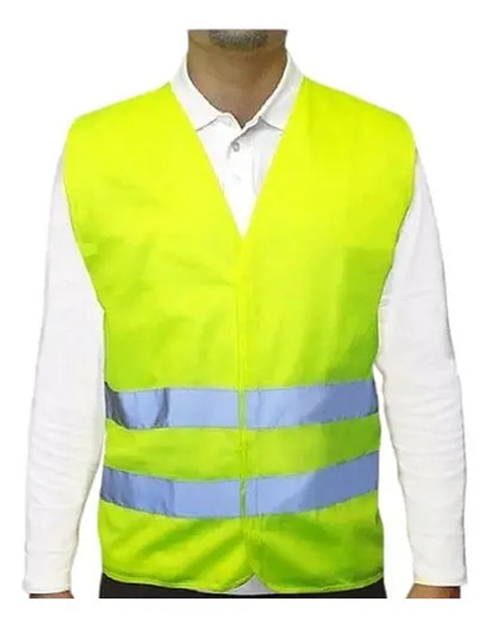 X5 Chaleco Reflectante Auto Camion Reglamentario Seguridad 2