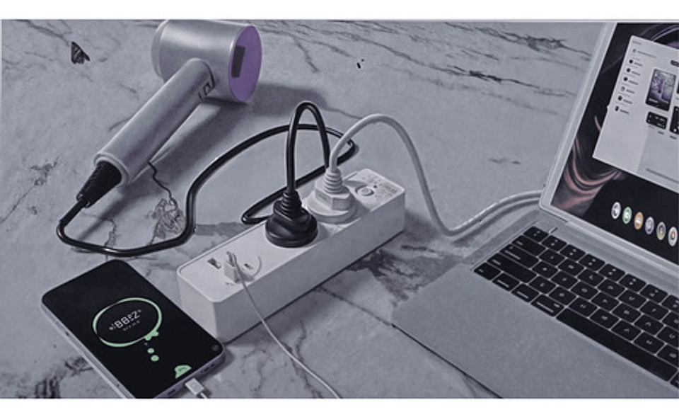 Alargador 5 Posiciones, 2 Puertos Usb, 2 Puertos Type-c 10