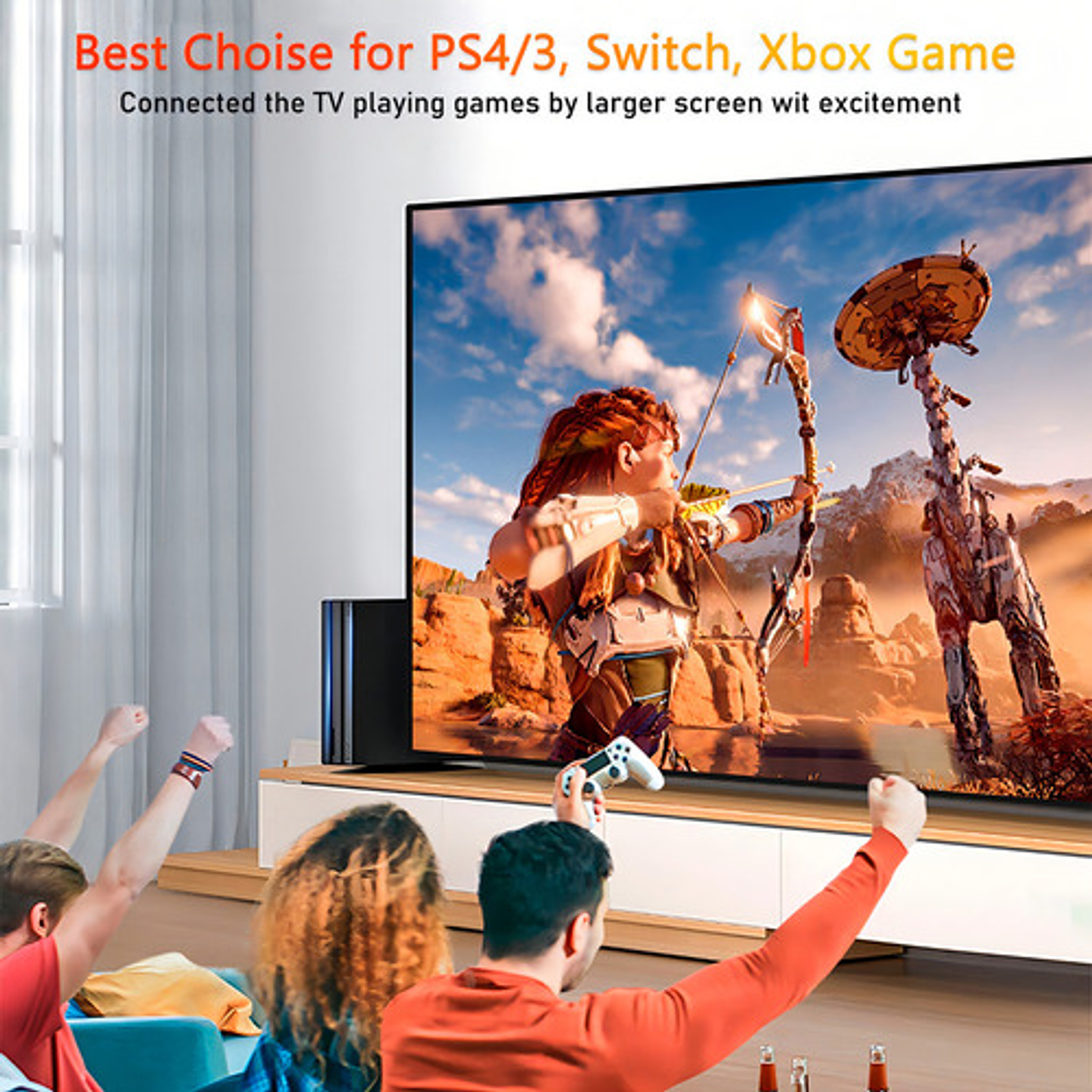 Cable Hdmi 4k De 1.5 Metros Protegido [anti Golpes 5