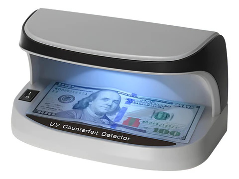 Detector De Billetes Falsos Uv Led Portatil Recargable Usb Maquina Verificadora