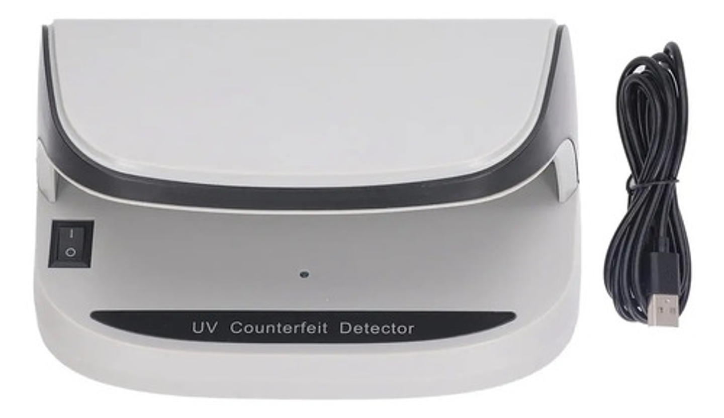 Detector De Billetes Falsos Uv Led Portatil Recargable Usb Maquina Verificadora 6