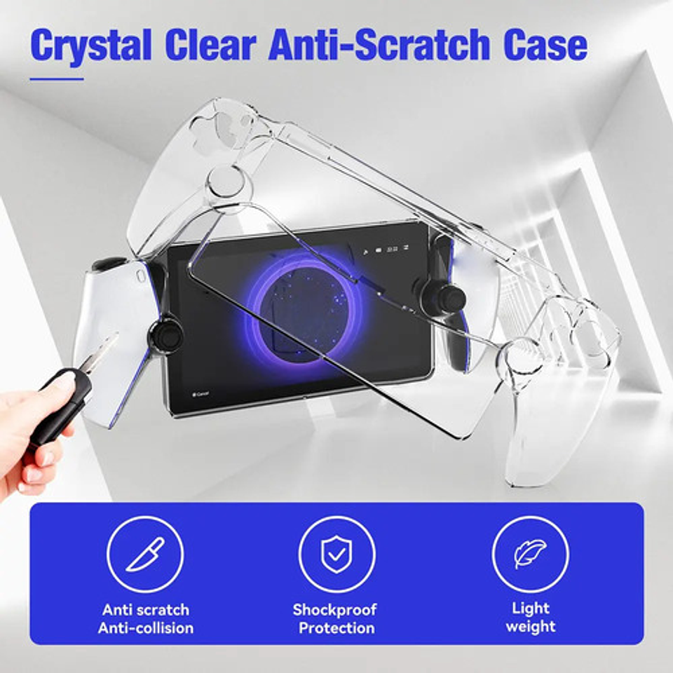 Funda Protectora Acrilica Completa Para Ps5 Portaltil 4