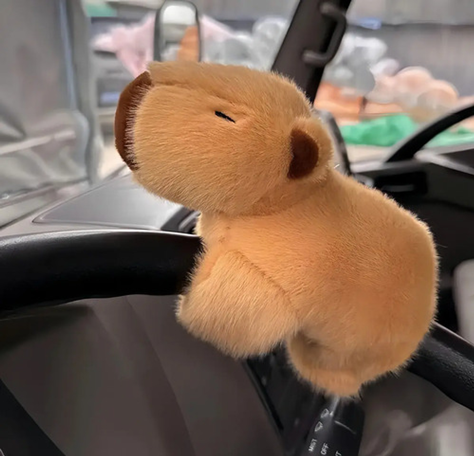 Capibara Peluche Kawaii Brazalete Pulsera Colgante Color Mar Color Marrón 3