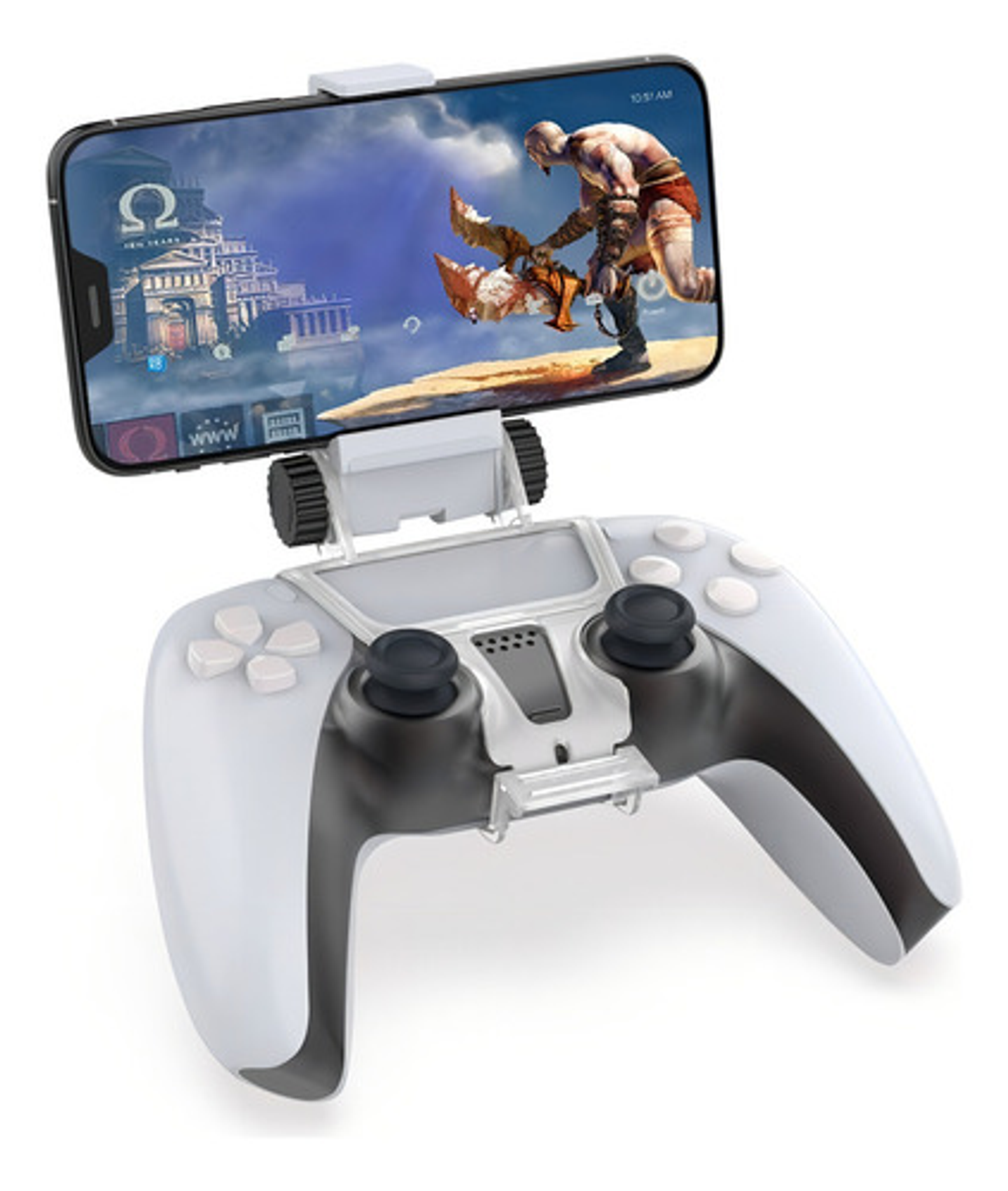 Clip Soporte Celular Para Control Playstation Ps5 Blanco 1