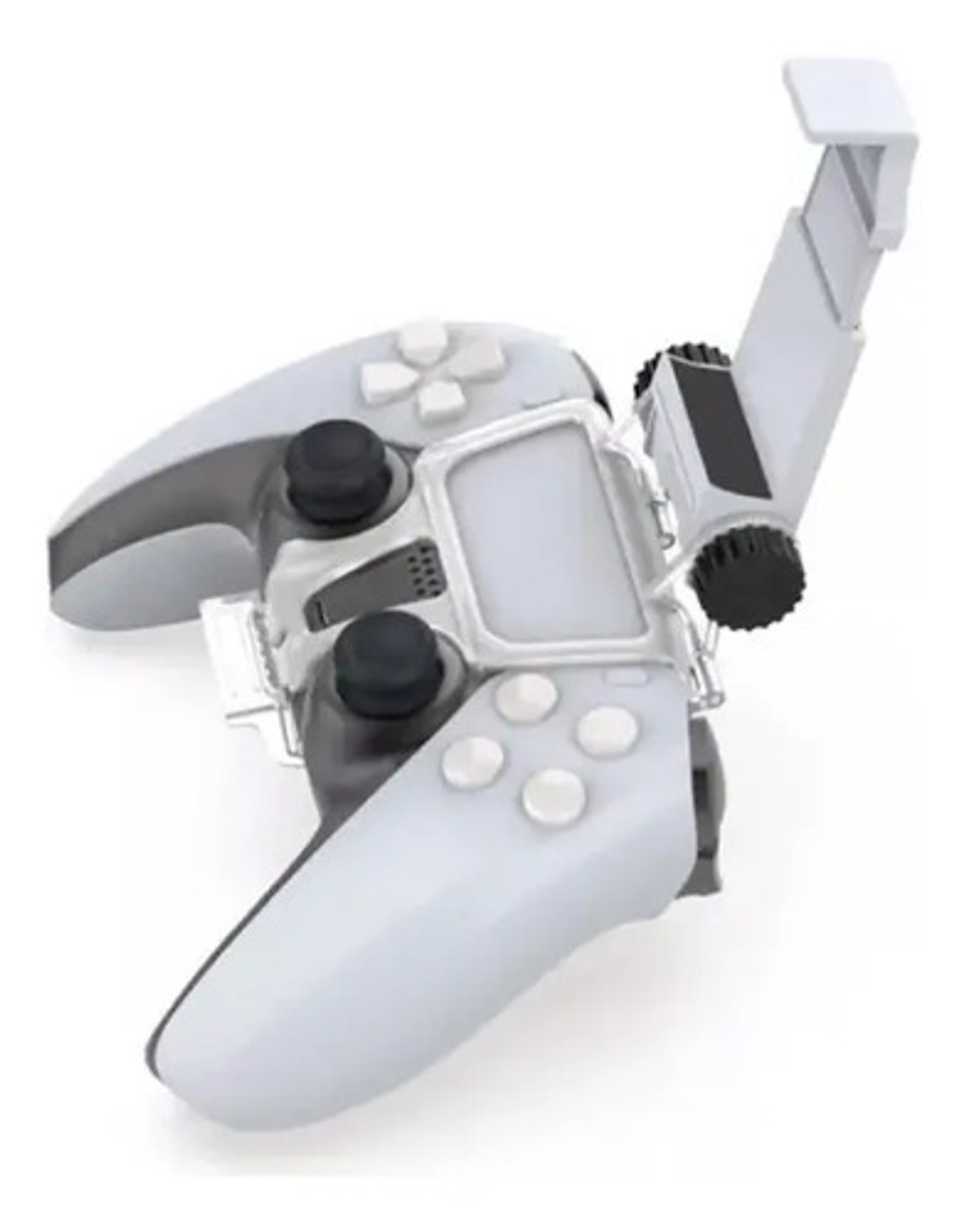 Clip Soporte Celular Para Control Playstation Ps5 Blanco 4