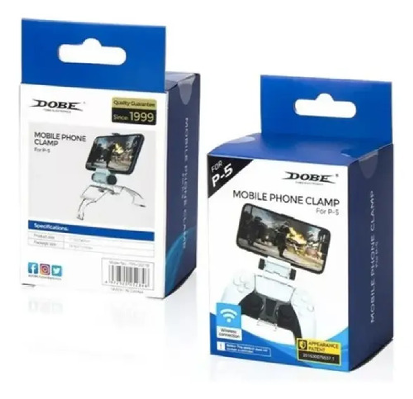 Clip Soporte Celular Para Control Playstation Ps5 Blanco 6