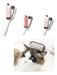 Cepillo Quitapelos Mascotas Elo Imports Blue Cat Dog Scraper Siliconado Azul - Miniatura 3